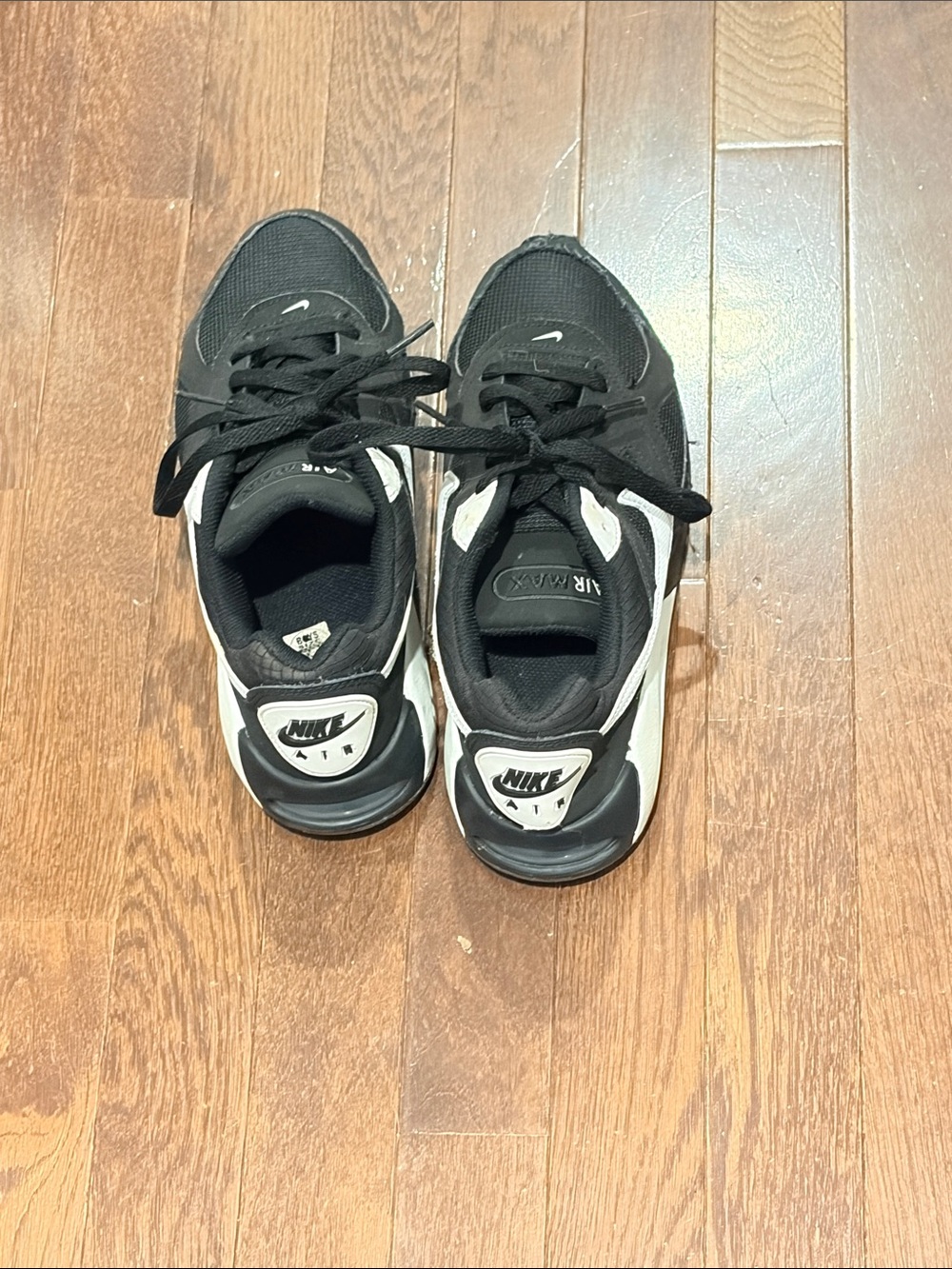 Nike Kids Black and White Low-Top Sneakers